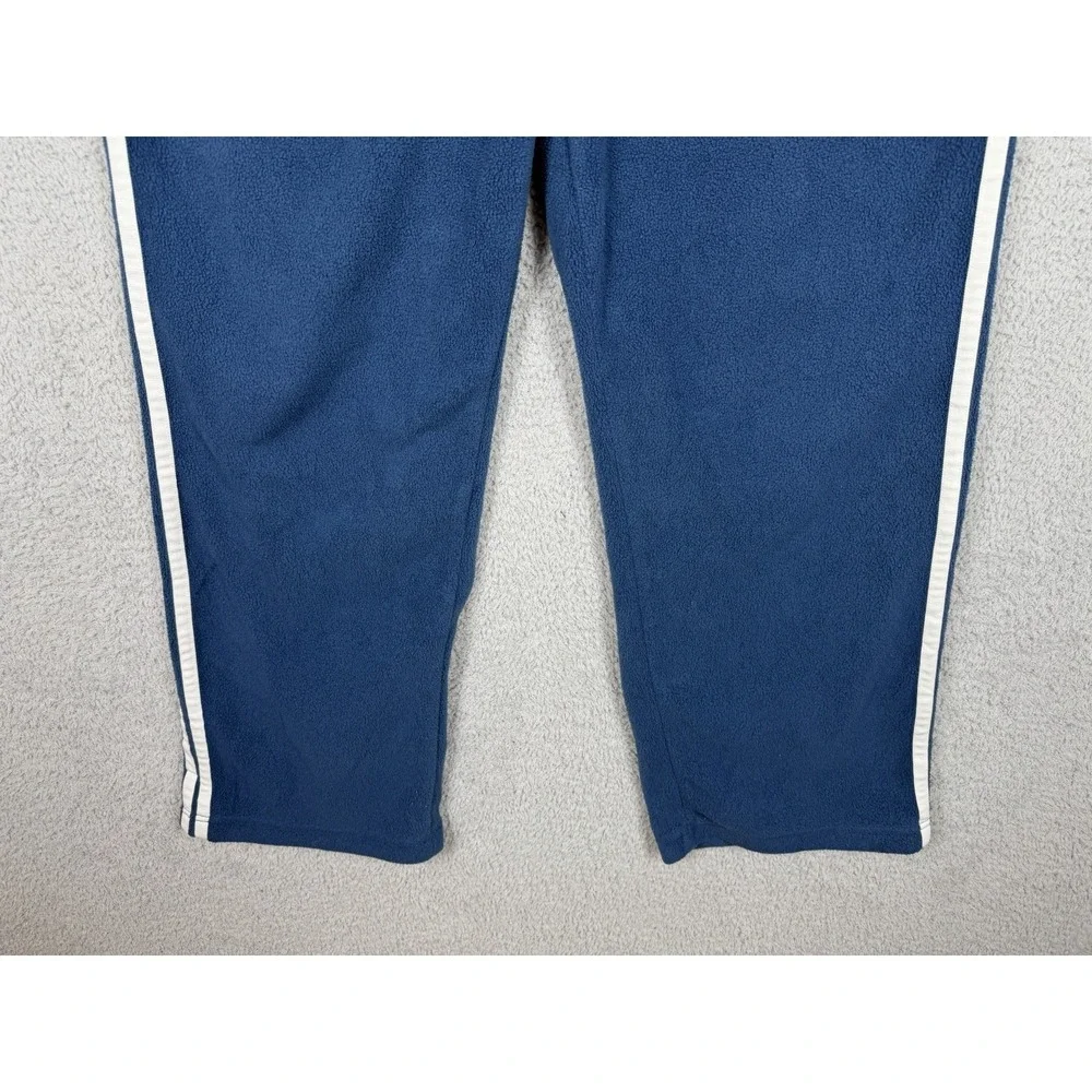 Vintage Adidas Descente Fleece Sweatpants Pants Blue Japan Size L